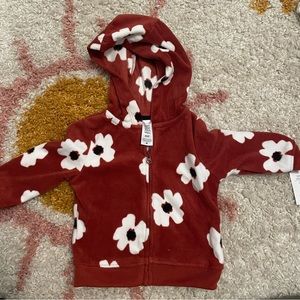 NWT carters fleece zip up